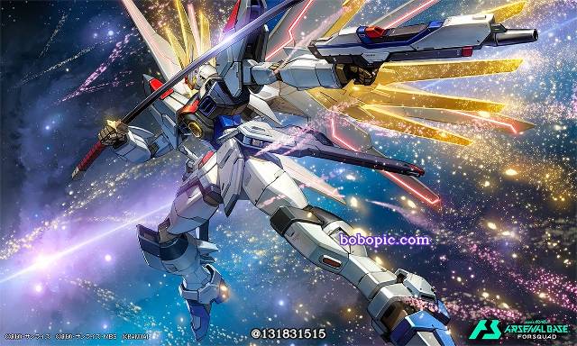 Mighty Strike Freedom Gundam, 高达, 机械, 高达SEED, 机动战士高达 SEED FREEDOM, 商业绘图