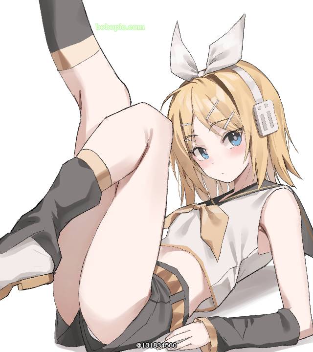鏡音鈴, 肚脐, 胖次, navel forte