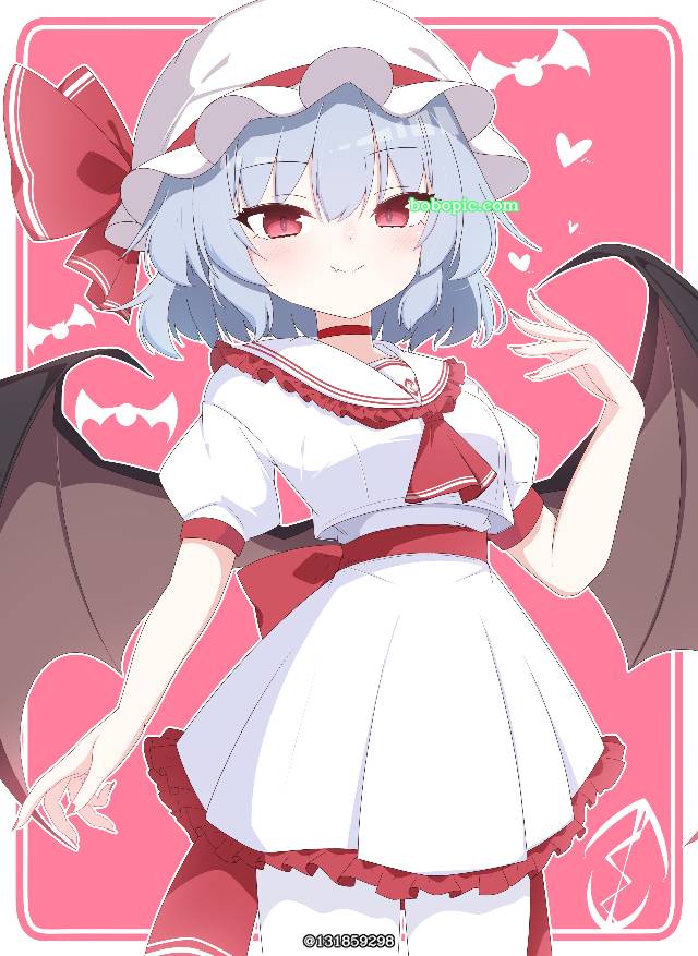 东方, 东方Project, 蕾米莉亚·斯卡蕾特, 东方Project250收藏, Remilia with big boobs