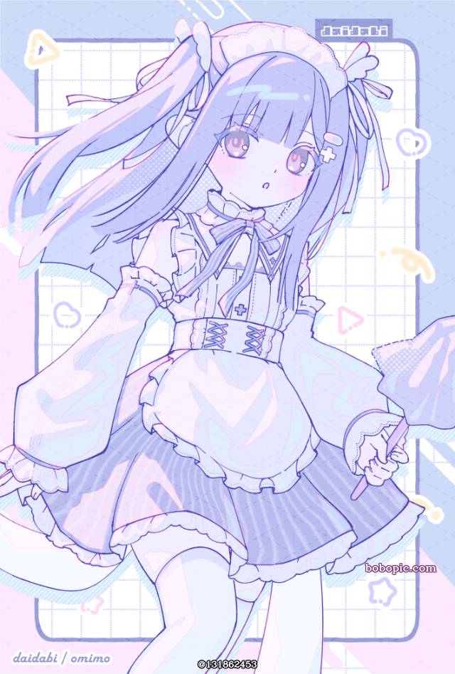女仆, two-side up, 机械娘