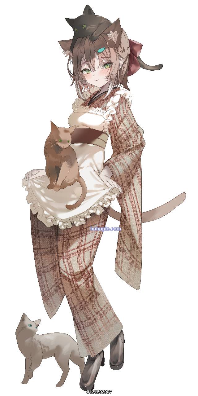 女仆, kimono, 文野环