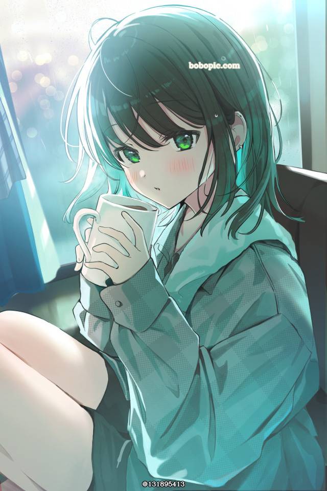 女孩子, 原创, cat and girl, boyfriend's shirt