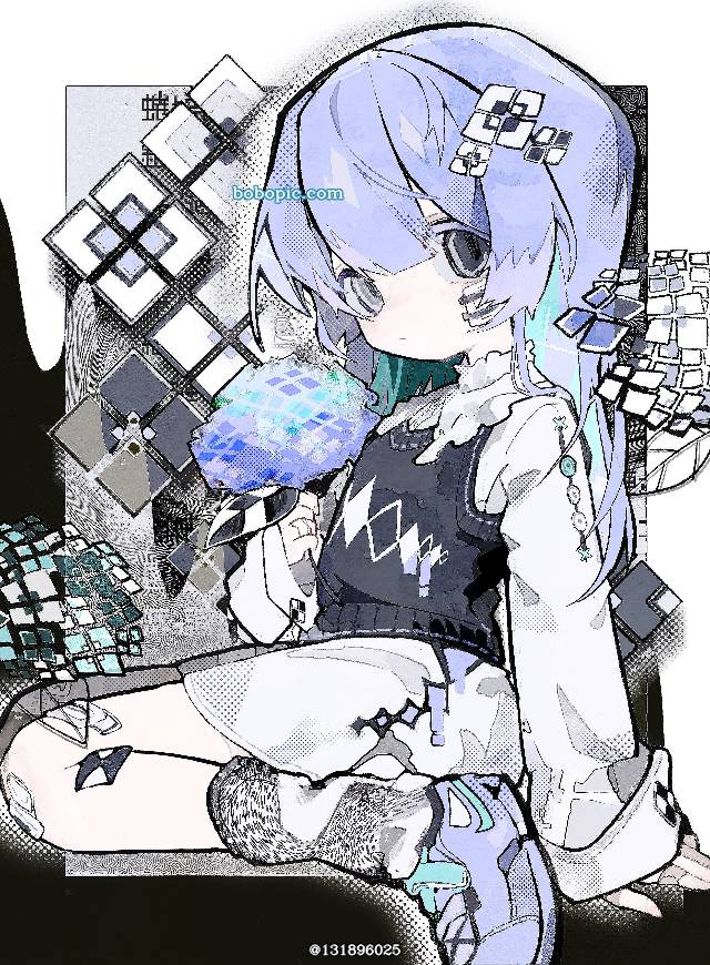 数码, 原创, 紫阳花
