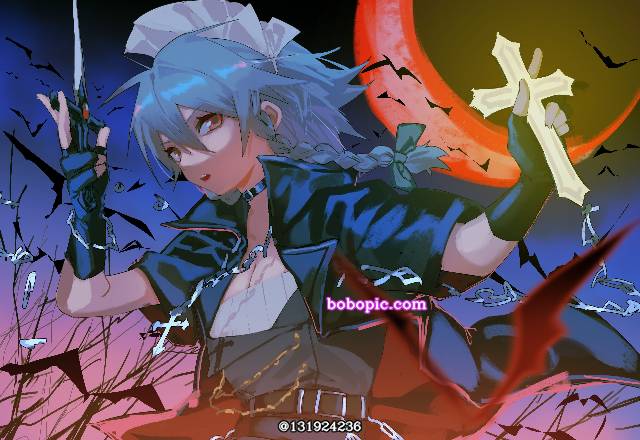 女孩子, sakuya izayoi, 东方Project, Touhou Project 100+ bookmarks