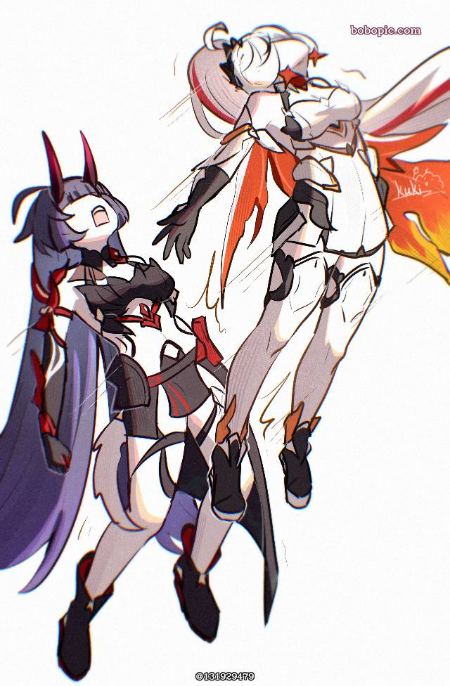 女孩子, Kiana, Honkai Impact 3, 崩坏3rd, Raiden Mei, Kiana/Mei, yuri, 琪亚娜·卡斯兰娜