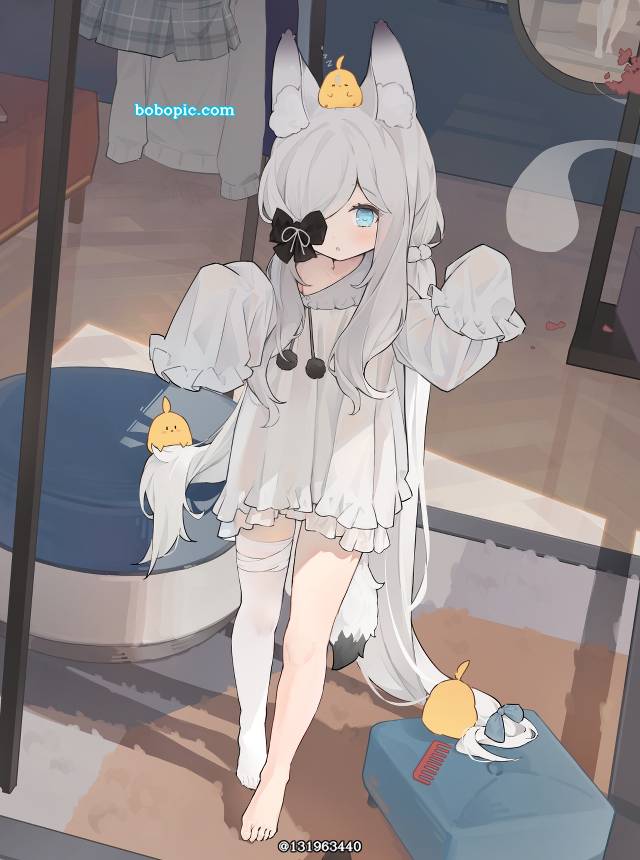 霞(碧蓝航线), Azur Lane, 碧蓝航线, 兽耳, 白裤袜, loli, 碧蓝航线1000users加入书籤