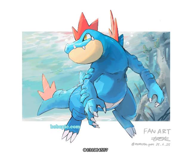 精灵宝可梦, Feraligatr, 二次创作