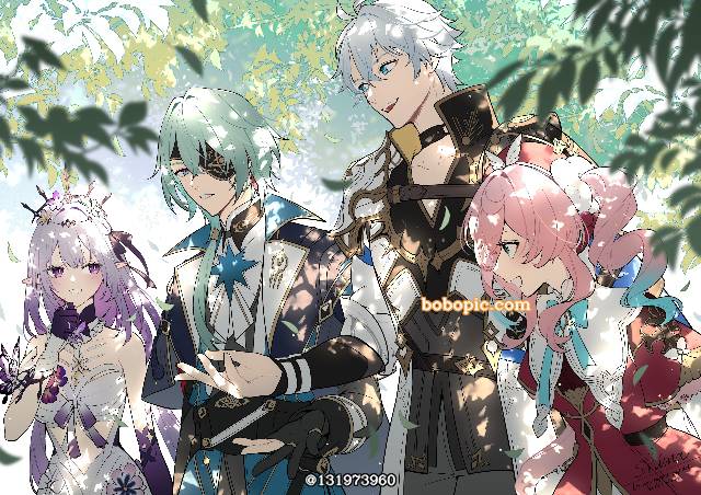 崩坏：星穹铁道, 那刻夏, 白厄, 遐蝶, 风堇, 崩坏：星穹铁道100收藏
