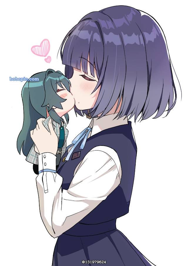 Gakuen IDOLM@STER, Misuzu Hataya, Temari Tsukimura, yuri, 偶像大师100收藏