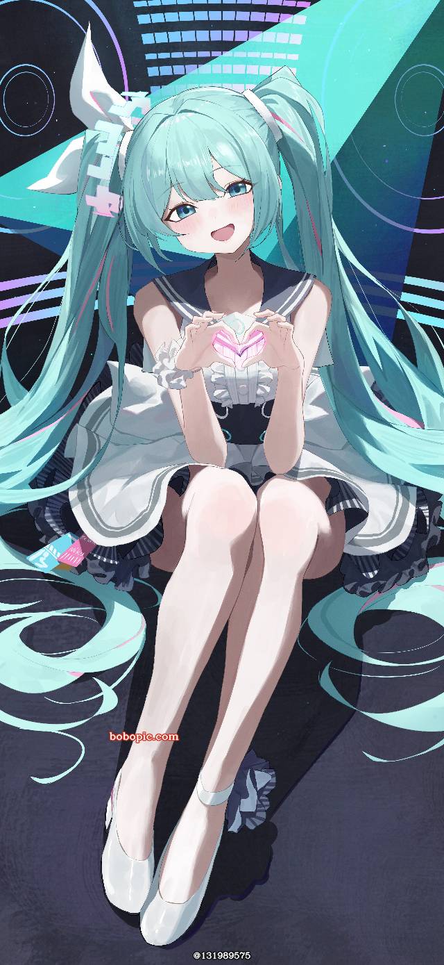 初音未来, 碧蓝档案, 女孩子, beautiful girl, Hatsune Miku