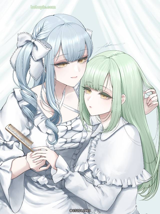 Mutsu Wakaba, Sakiko Togawa, BanG Dream!, 洛丽塔, yuri, Mutsumi/Sakiko, lolita