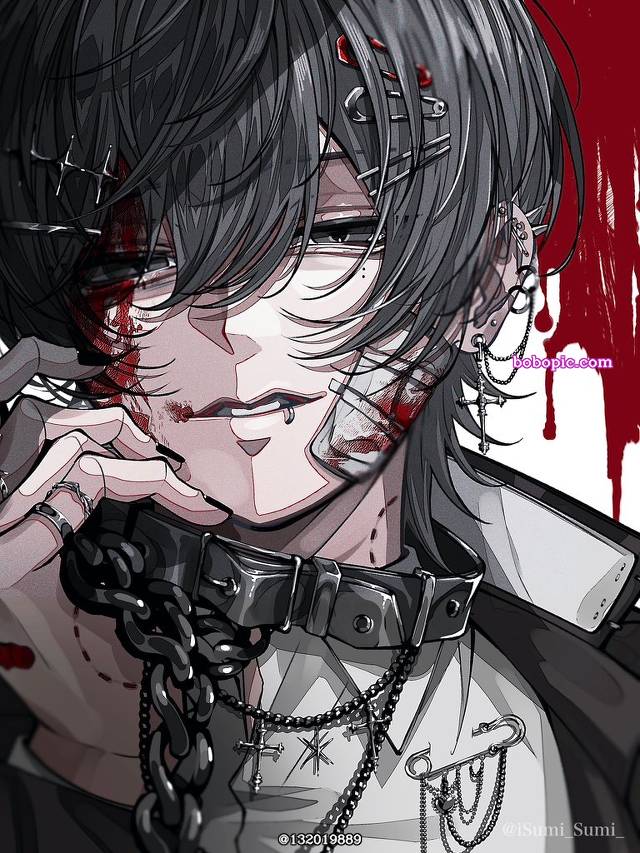 原创, 原创, 创作男子, 男孩子, 插画, 黑发