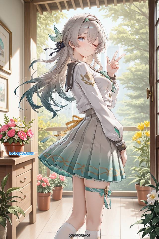 流萤（星穹铁道）, Firefly, 崩坏：星穹铁道, 女孩子, Honkai: Star Rail, Honkai: Star Rail, AI 画作