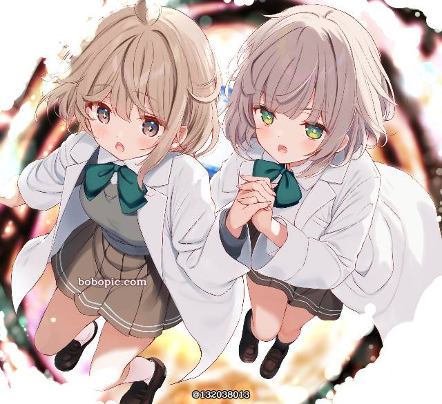 原创, uniform, white coat