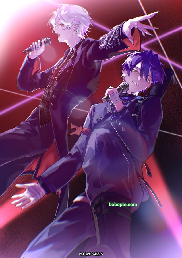 一张葛叶,剑持刀也,彩虹社绘画图片