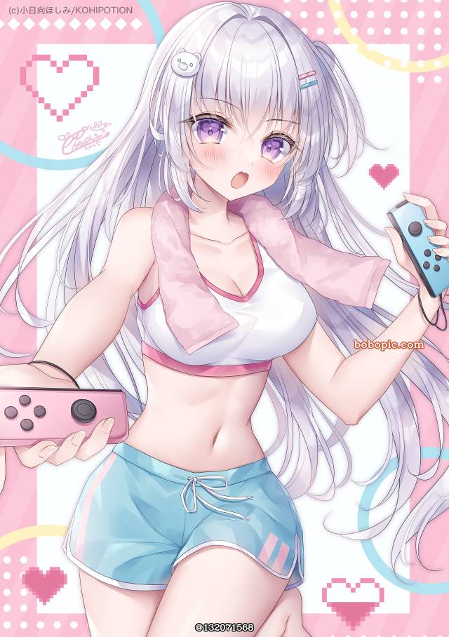 肚脐, 女孩子, 原创, 原创, Nintendo Switch