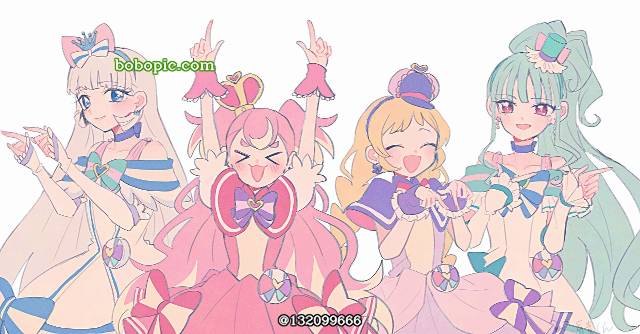 Wonderful光之美少女！, Cure Wonderful, Cure Friendy, Cure Nyammy, Cure Lillian