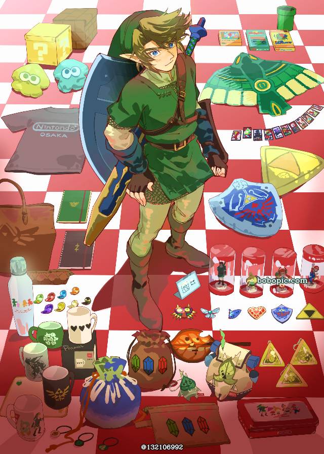 塞尔达传说, 林克（塞尔达传说）, Nintendo, 周边商品, The Legend of Zelda 100+ bookmarks