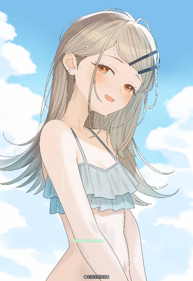Gakuen IDOLM@STER, Hiro Shinosawa, 插画, 泳装