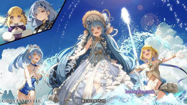 女孩子, 御城Project:RE, 夏天, 商业绘图, young girl, sea, water