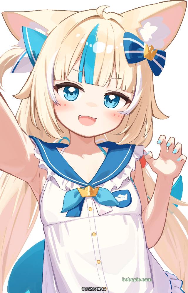 虚拟主播, 腋下, cat ears