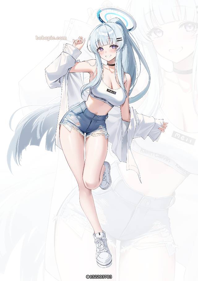 女孩子, 生盐诺亚, 热裤, Blue Archive 1000+ users