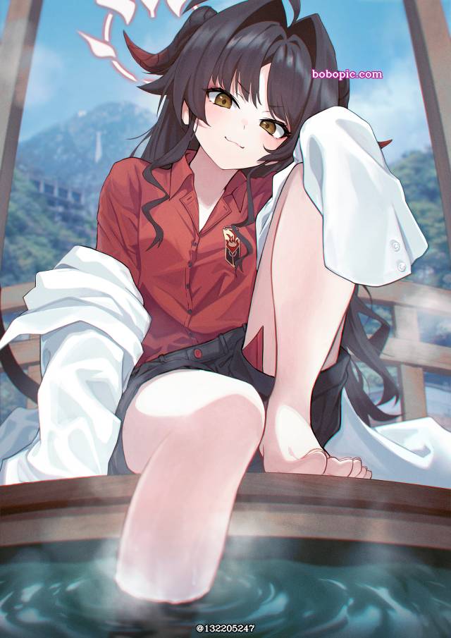 鬼怒川霞, 碧蓝档案, 脚底