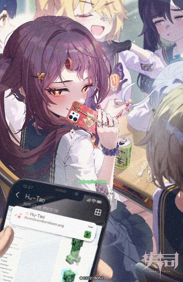 原神,小女孩,胡桃,芙宁娜·德·枫丹,莫娜图片