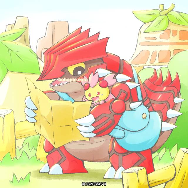精灵宝可梦, Groudon, Cherrim, incredibly cute