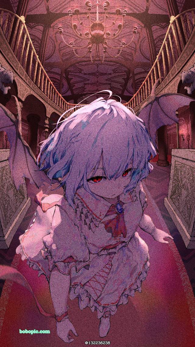 东方, 东方Project, 插画, 蕾米莉亚·斯卡蕾特, 蕾米莉亚, Touhou Project 100+ bookmarks