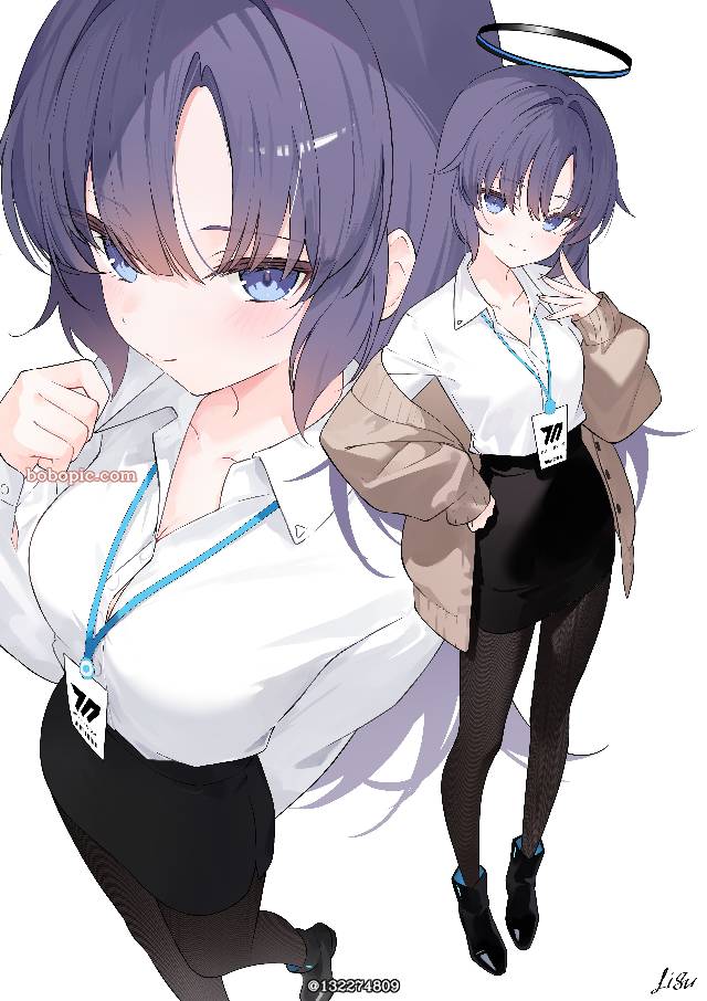 Hayase Yuuka, 碧蓝档案, Yuuka, 女孩子, beautiful girl, Millennium Science School