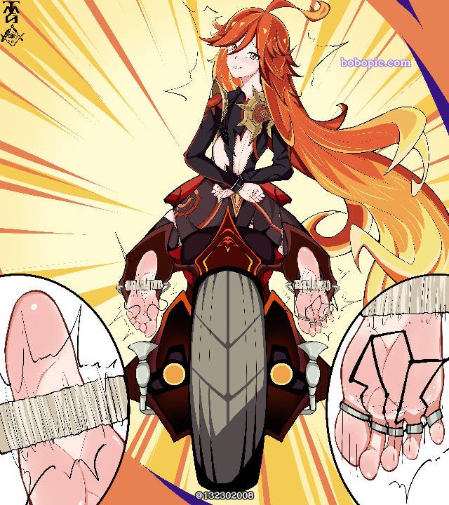 Genshin Impact, 挠痒痒, 搔痒, foot tickle, young girl