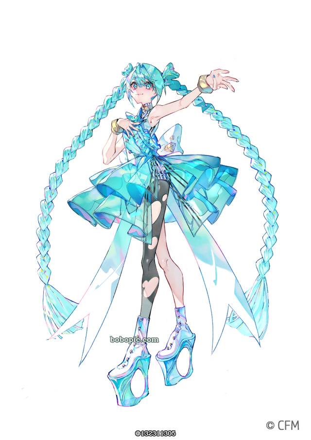 初音未来, 商业绘图