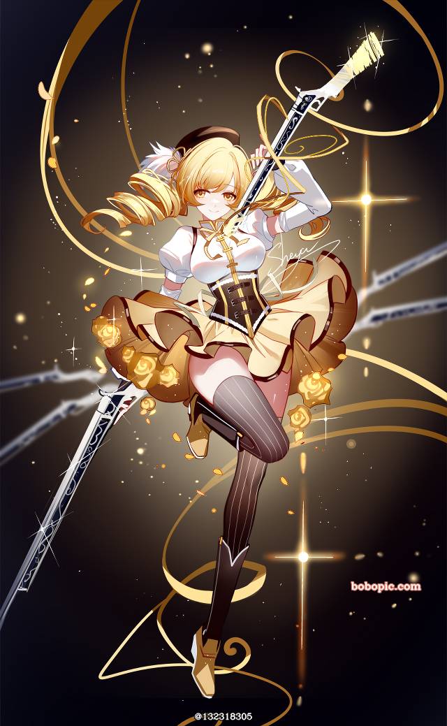 金发, 女孩子, 巴麻美, 魔法少女小圆, Madoka☆Magica 1000+ bookmarks