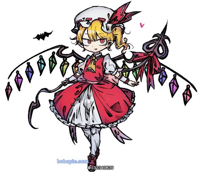 芙兰朵露・斯卡蕾特, 东方, Touhou Project 100+ bookmarks, 莱瓦汀, 东方Project250收藏