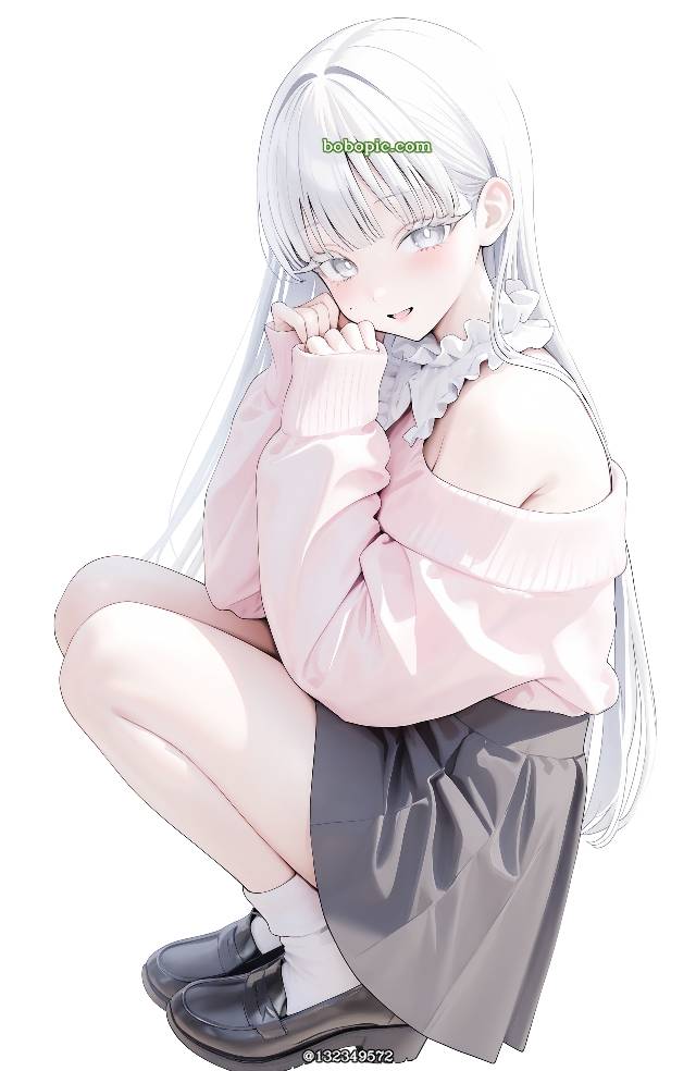女孩子, Wuthering Waves, 白发, AI-Generated, 魅惑的大腿