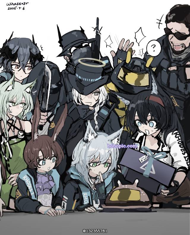 Amiya, Kal'tsit, Kou, rosemary, Arknights