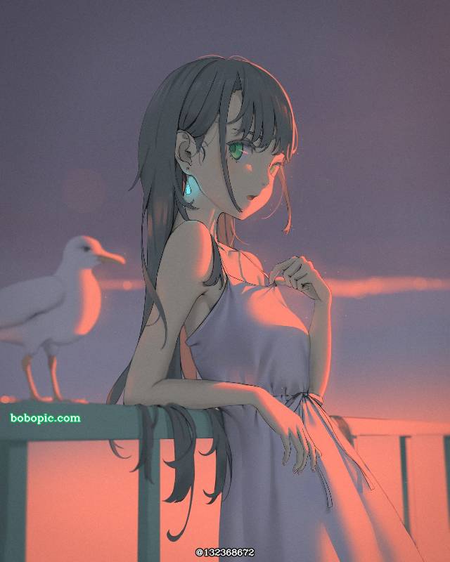 连衣裙, 白色连衣裙, 夏天