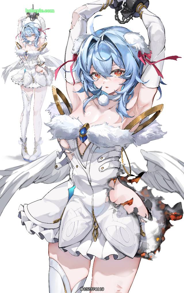 女孩子, female in bondage, heavy damage