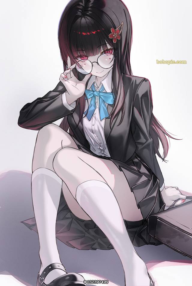 Honkai: Star Rail, 焰火, 花火（星穹铁道）, 女孩子, uniform, 眼镜