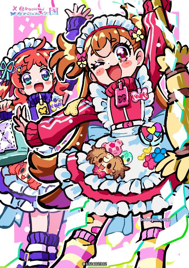 光之美少女, Wonderful光之美少女！, 犬饲小麦, 犬饲彩羽, Cure Kyun Kyun, Cure Mofurun, Cure Wonderful, Cure Friendy