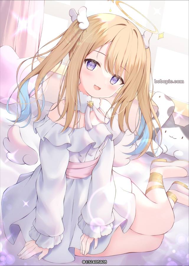 angel, 商业绘图, 双马尾, 虚拟YouTuber 500收藏