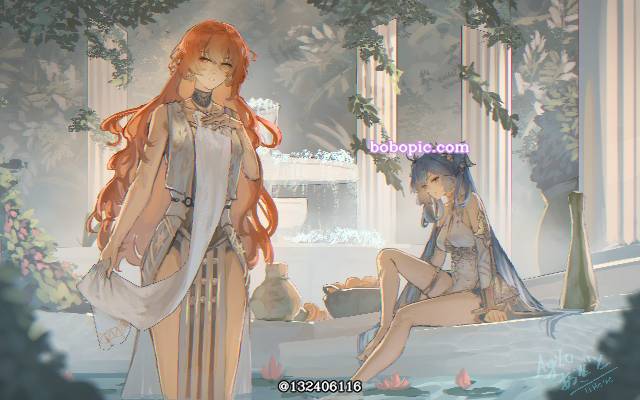 WutheringWaves,Yuuno,浴巾,鸣潮图片