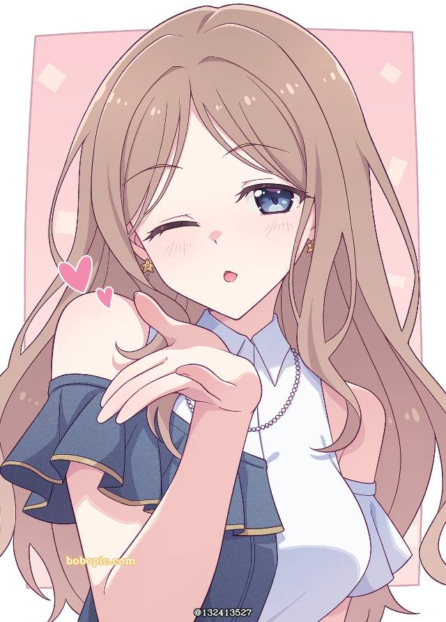 Soyo Nagasaki, blow a kiss