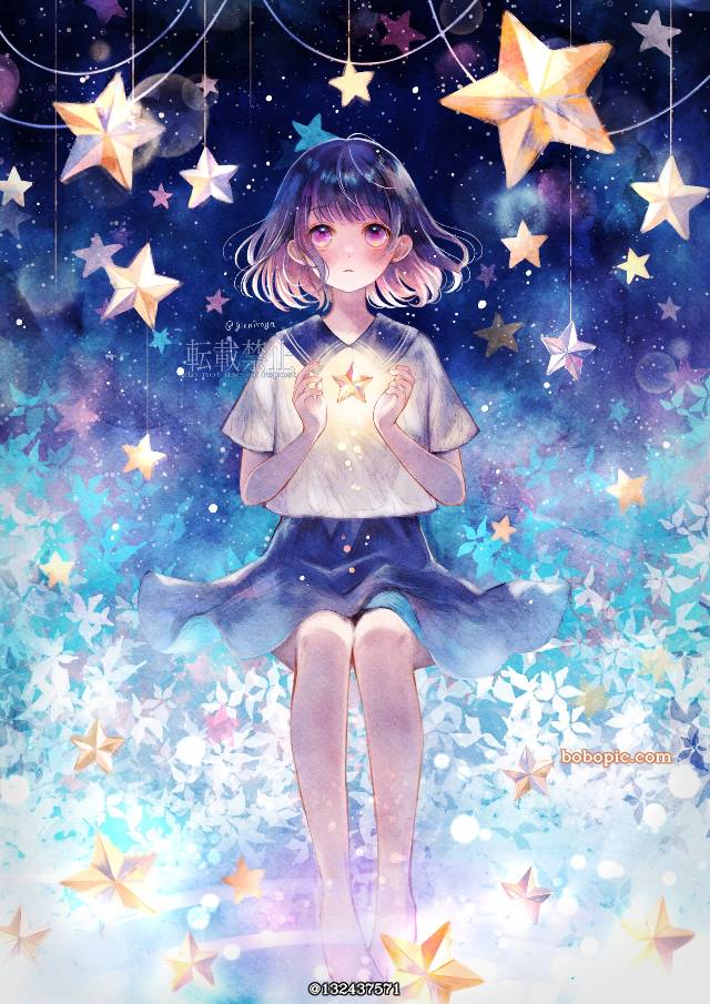 原创, 原创, 女孩子, young girl, tanabata
