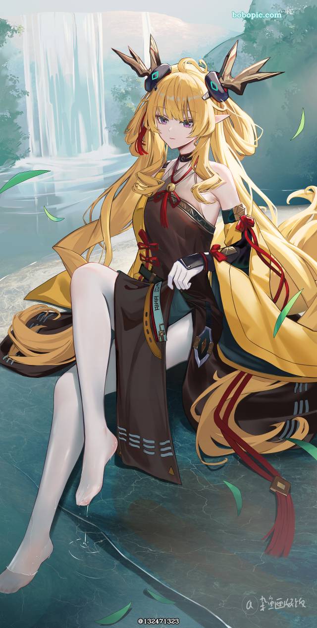 Arknights, beautiful girl, 女孩子, White silk pantyhose, 明日方舟, 惊蛰（明日方舟）