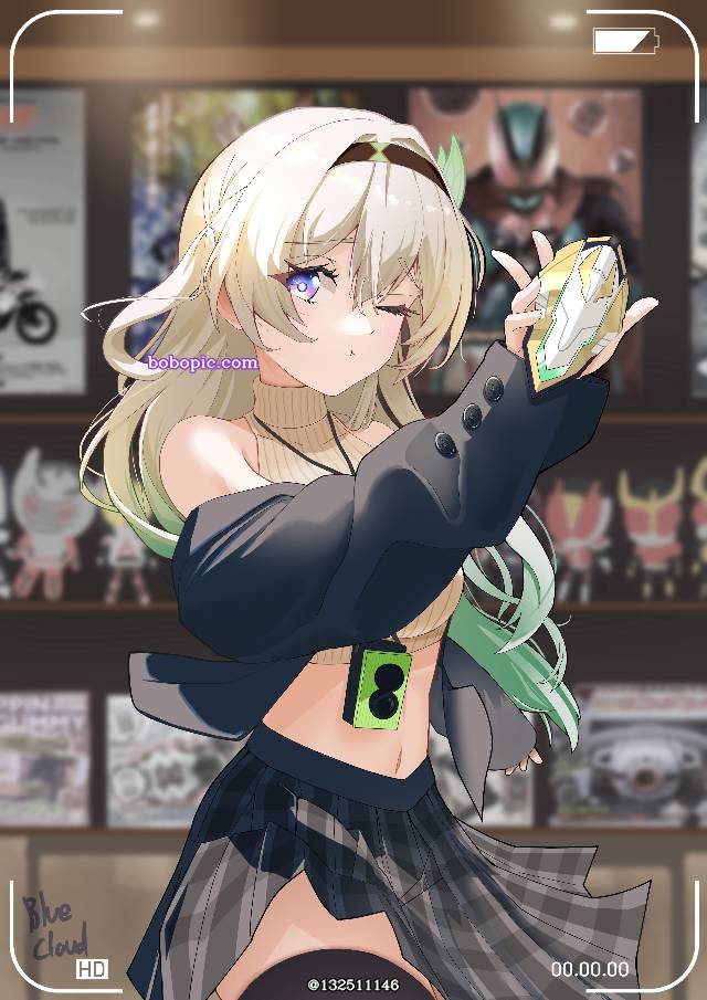 流萤（星穹铁道）, 崩坏：星穹铁道, Honkai: Star Rail, 女孩子, 假面骑士, transformation pose, 崩坏：星穹铁道100收藏