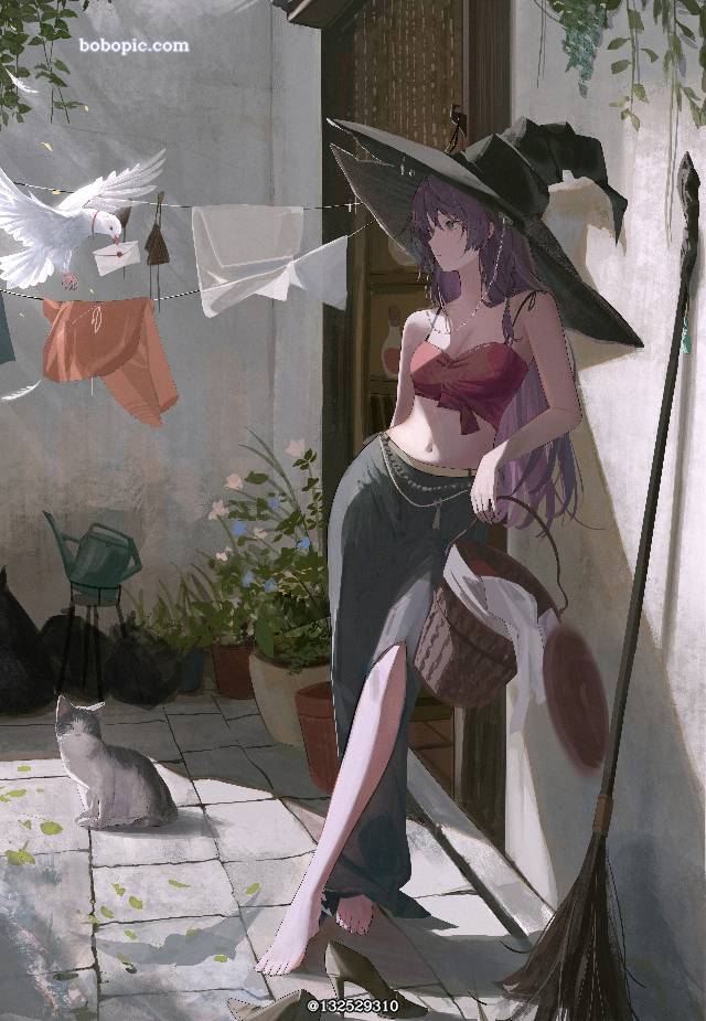 女孩子, young girl, witch
