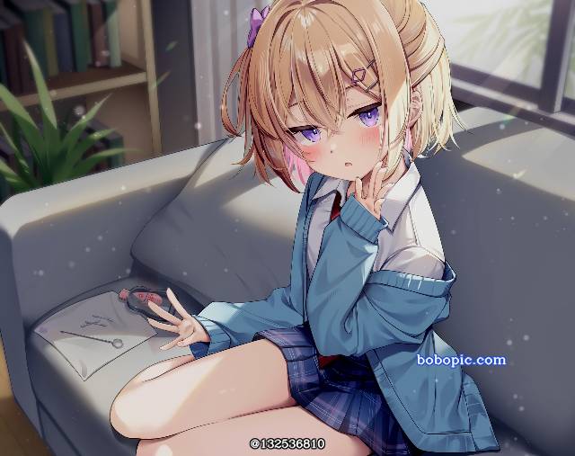 原创, 女孩子, 萝莉, 丫头片子, lap pillow, 商业绘图, barefoot school uniform