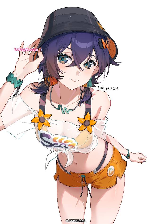女孩子, Rin (Zenless Zone Zero), 绝区零, Zenless Zone Zero, 泳装, 绝区零, 肚脐
